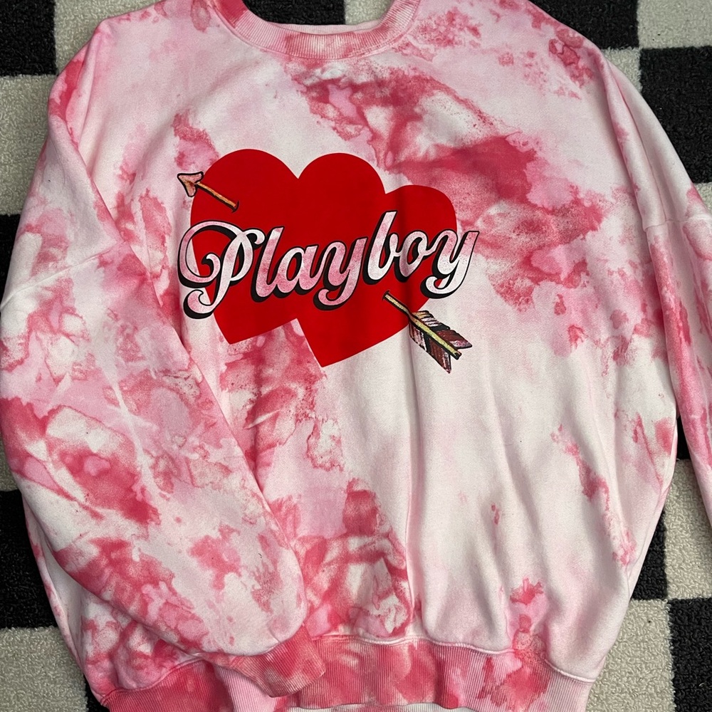 Playboy tie dye crewneck